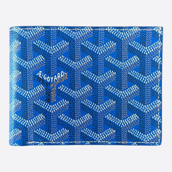 Goyard Blue Victoire Wallet - Picture 1 of 4